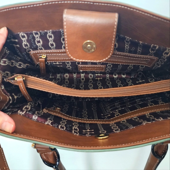 Tignanello Leather Shoulder Bag with Crossbody Strap - Picture 9 of 10